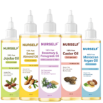All 5: Jojoba + Argan + Almond + Castor + Rosemary 100 ml